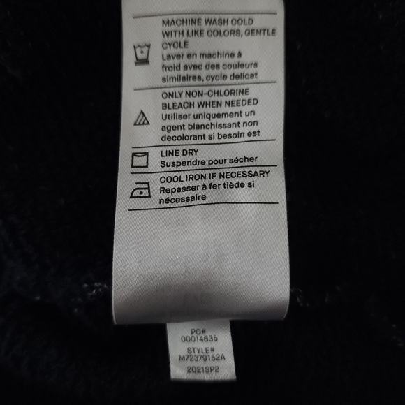 Vince Men's Stripe Beach Terry Hooded Henley Sweatshirt Coastal/Leche - Picture 6 of 9